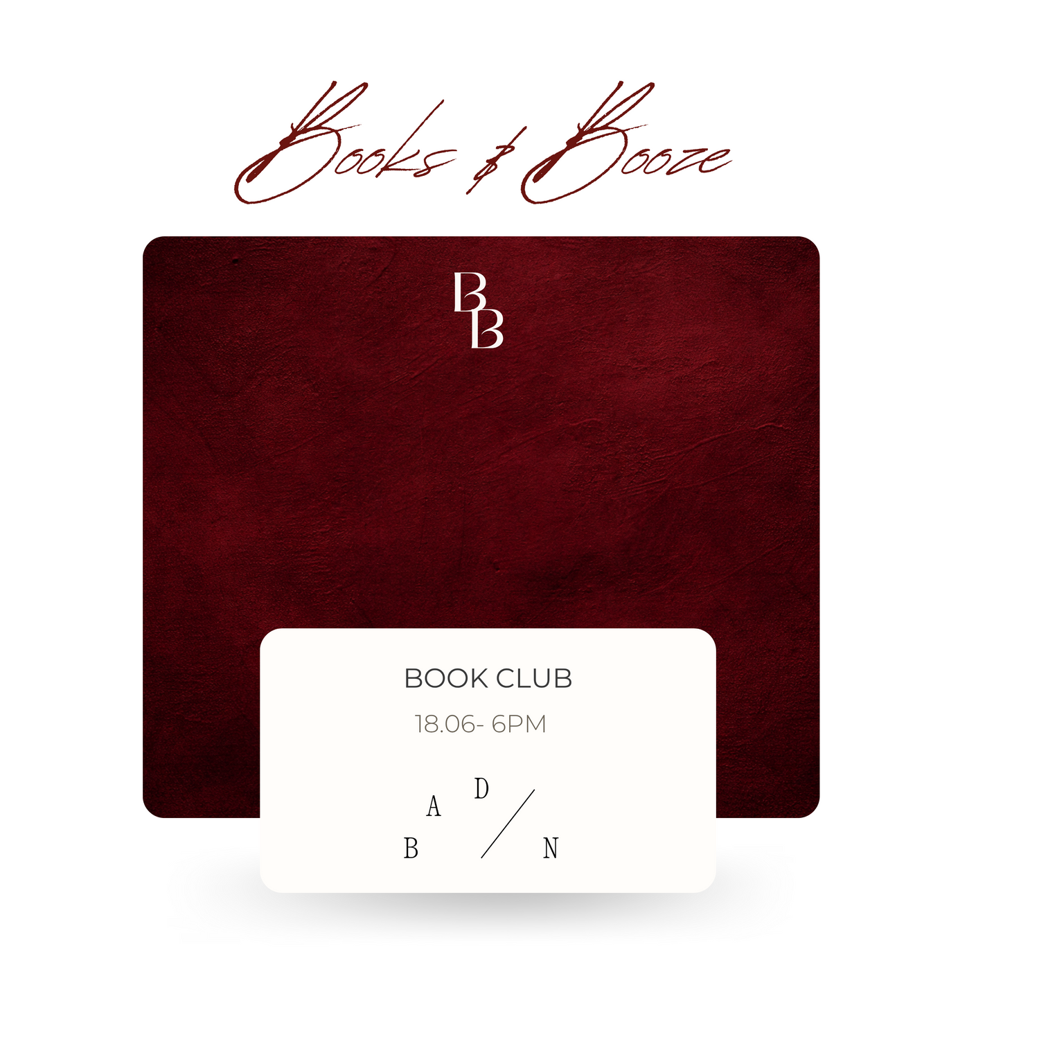 Book club Montrêal books and booze badin
