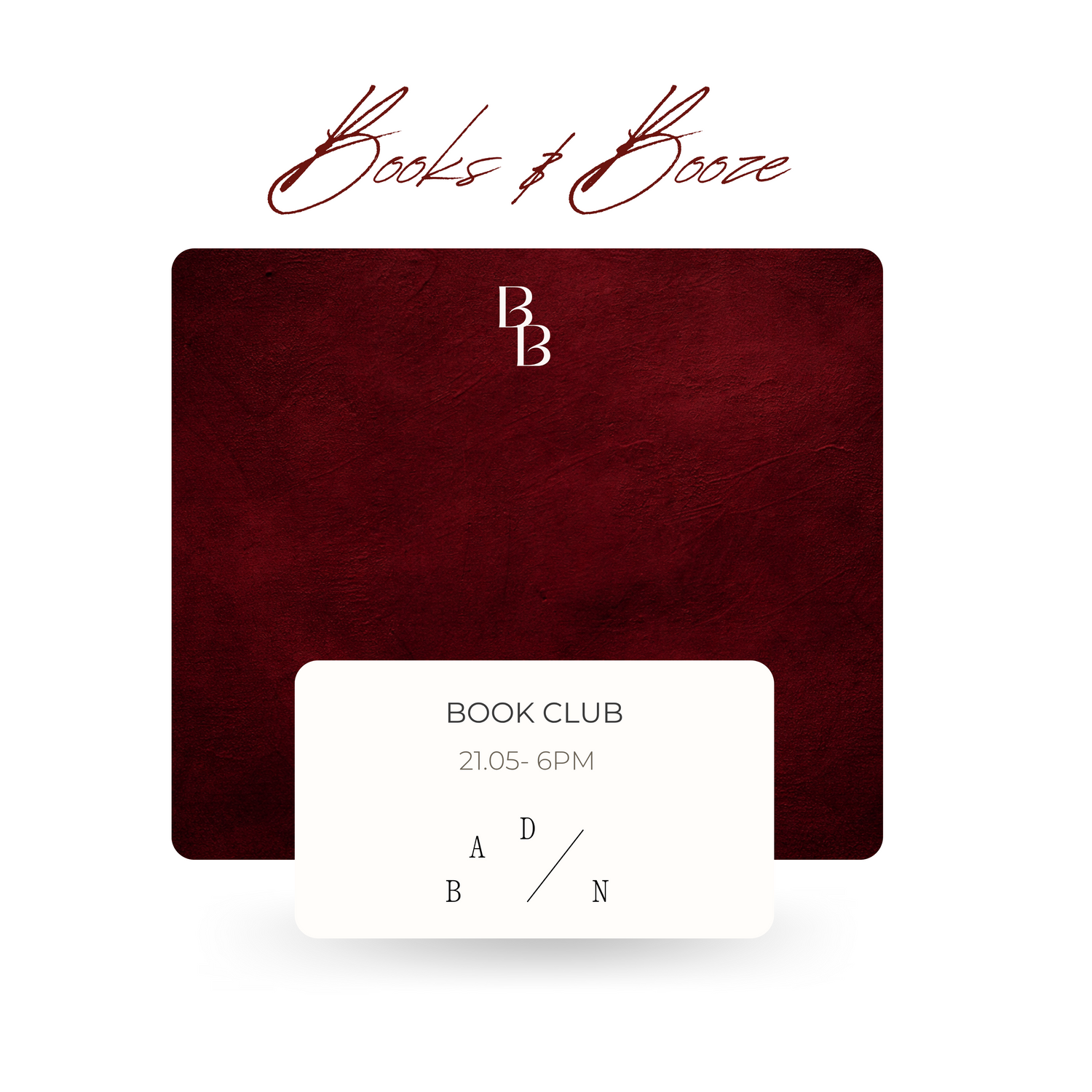 books and booze book club may 21 badin