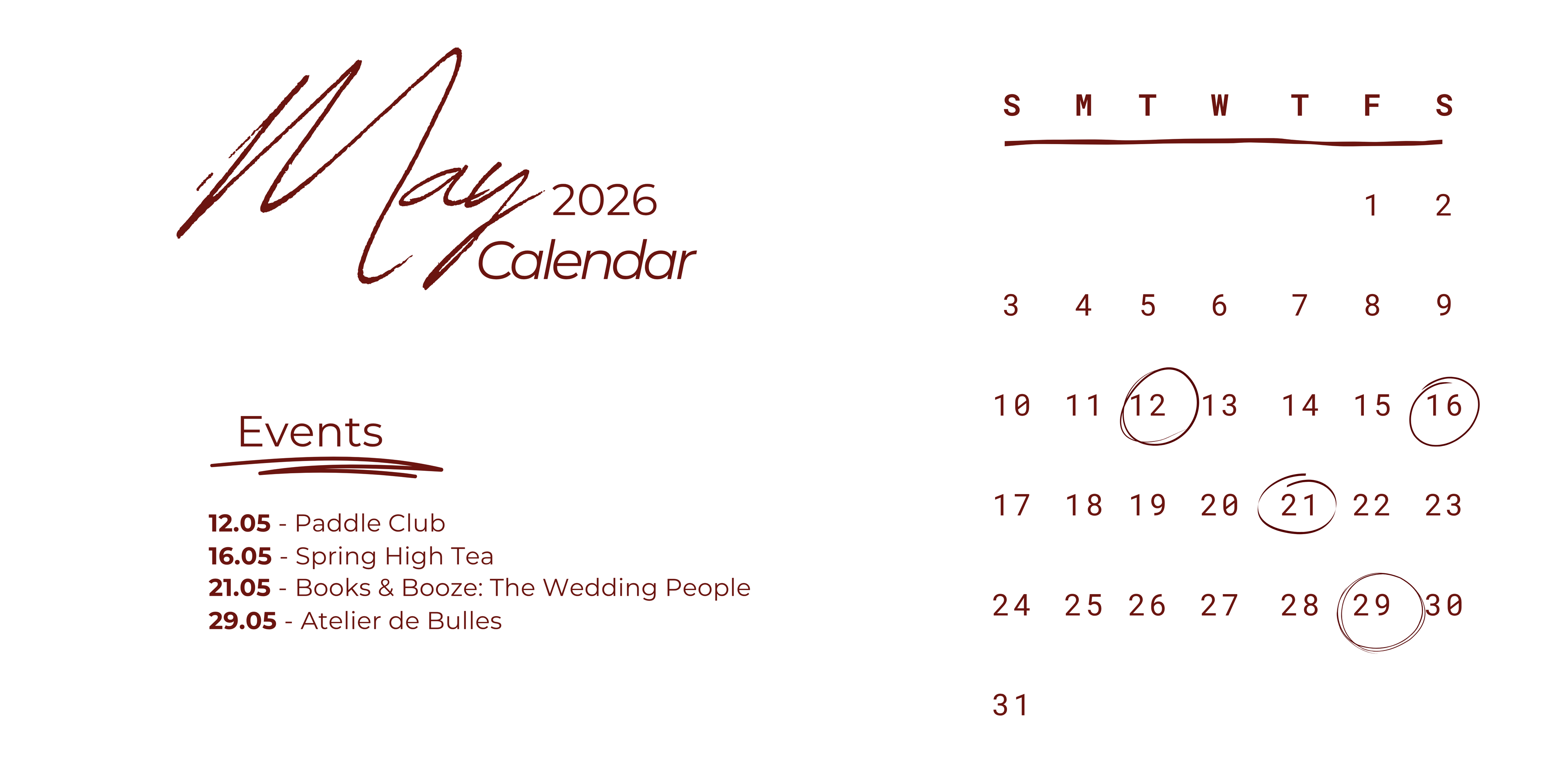 Troisième Cercle Montréal events May